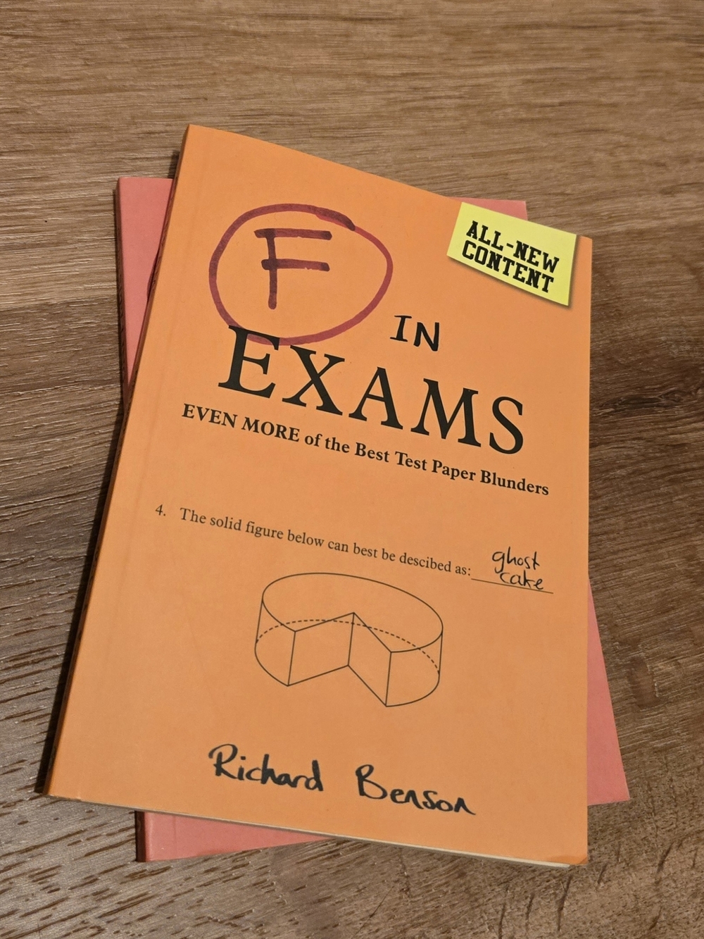 F in Exams Book - Orange Cover